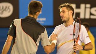 Novak Djokovic vs Stan Wawrinka - Australian Open 2014 Quarterfinal |  50FPS | Highlights