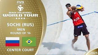 Krasilnikov/Stoyanovskiy vs. Alison/Álvaro Filho - Men's R16 | Full Match | 4* Sochi 2021