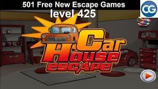 [Walkthrough] 501 Free New Escape Games level 425 - Car house escape - Complete Game