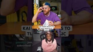 KAI CENAT REACTS TO TIAGZ NEW MUSIC VIDEO “Tacata” #kaicenat #tiagz #tacata #shorts
