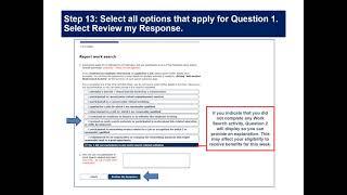 Basic Weekly Unemployment Claim Walk-through