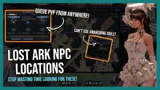 Lost Ark beginner NPC guide, how to find ANY NPC in the game!