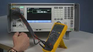 How to Calibrate DC Voltage on the Fluke 55X0A Multi-Product Calibrator (using  DMM AUTOCAL)