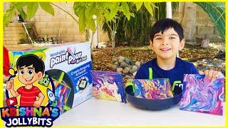 DIY Crayola Paint Pour Art Set is a fun arts and crafts activity