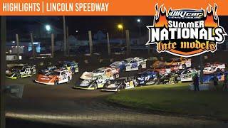 DIRTcar Summer Nationals Late Models | Lincoln Speedway | June 22, 2025 | HIGHLIGHTS