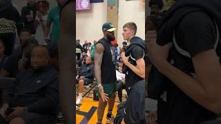 LEBRON PULLED UP TO WATCH COOPER FLAGG  #shorts #basketball #highlights #nba #lebronjames