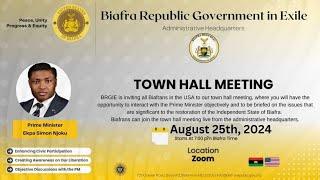 Biafrans Government Town Hall Meeting In USA    https://us06web.zoom.us/j/9179575984?pwd=aDBtRENv…