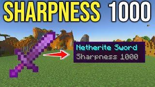 How to Get Sharpness 1000 in Minecraft *Bedrock*