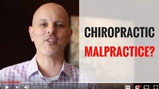 Chiropractic Malpractice in Ontario