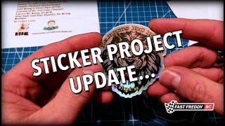 STICKER PROJECT UPDATE! - SHOUT OUT TO Larry's RC Room! - @LRCR