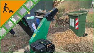 AgriEuro Premium Line Petrol Garden Shredder, Loncin G420F, electric start - Customer's video