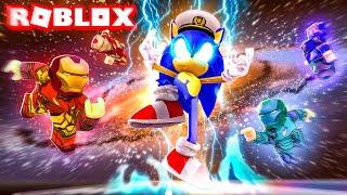 SONIC vs IRON MAN in IRON MAN SIMULATOR 2 in ROBLOX