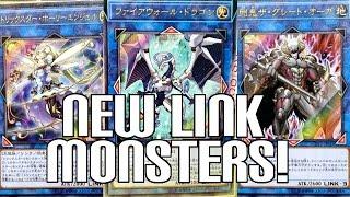 Yugioh New Link Monsters Revealed! - Yusaku's Main Boss Monster & New Link Monsters!