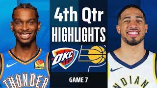 Oklahoma City Thunder vs Indiana Pacers Full 4th Qtr Highlights - Jun 22 - 2025 NBA Highlights