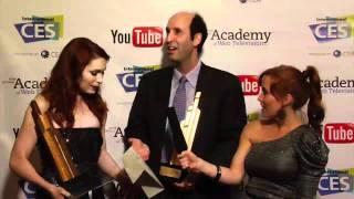 2012 IAWTV Awards Winner Best Female Performance Comedy: Felicia Day of The Guild (with Jeff Lewis)