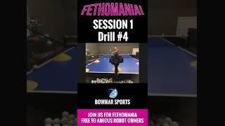 FETHOMANIA 1: Drill 4 #amicusrobot #practiceathome #stefanfeth #butterfly #shakehand #pingponglesson