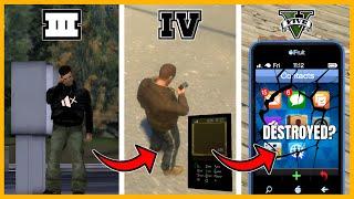 MOBILE PHONE / PAYPHONE / PAGER Evolution in All 14 GTA Games (GTA 1→GTA 5)