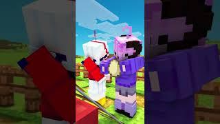 Baking a CAKE in Minecraft! #shorts