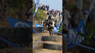 Watch Jarvis take on the tyre pyramid challenge at Hiu Selatan 2023! #hardenduro #endurolife