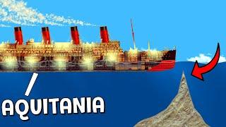 RMS Aquitania VS Reef | Floating Sandbox