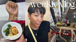 weekly vlog: winter arc, can’t believe this, new nails, meal prep & grocery haul