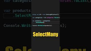 Using LINQ SelectMany To Flatten Nested Collections #shorts