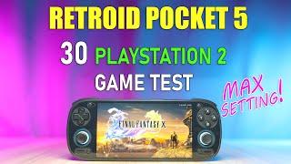 RETROID POCKET 5 : 30 PS2 game test (max setting)