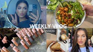 Weekly Vlog in London: Rare Beauty event; making chicken rice bowl, moving house!