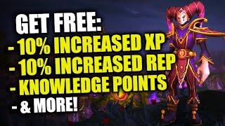 DON'T MISS! Get Free XP & Reputation Boost, Free Knowledge Points & More! WoW The War Within | 11.0