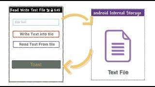 How to write and read txt-files from your Android Application | Android App Development video #20