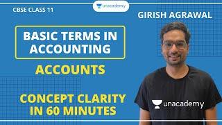 Basic Terms in Accounting | Concept Clarity in 60 Minutes | Accounts | Unacademy | CBSE | Class 11