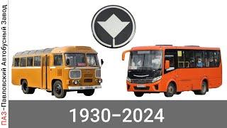 Эволюция ПАЗ (Павловский Автобусный Завод) с 1930 года по 2024 год