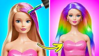 Gorgeous Barbie Makeover Ideas! How to Turn an Old Doll into a Princess