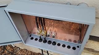 KF7P MetalWerks 14x17 Entry Panel For Amateur Radio