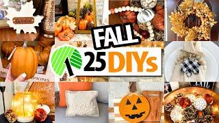 25 Cozy fall DIYs HACKS and CRAFTS on a budget! Dollar Tree 2025