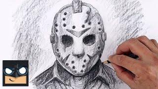 How To Draw Jason Voorhees | Friday The 13th