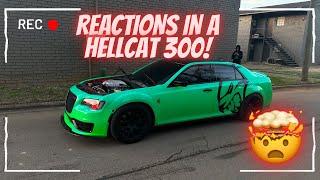 REACTIONS in HELLCAT CHRYSLER 300 *CRAZY*