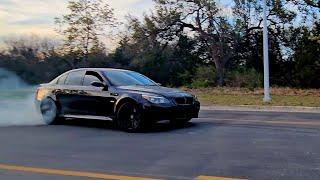 E60 M5 V10 Powerslides and Donut