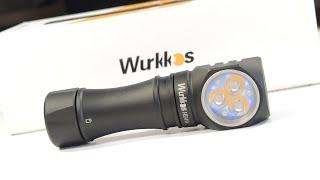 Первый налобный мини фонарь от Wurkkos HD10 на Anduril 2 1200 lm RGB подсветка