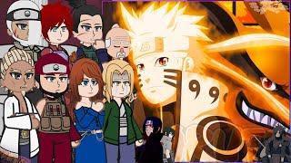 5 Kage + Jonin Commander react to Naruto