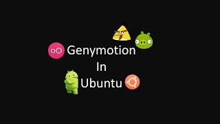 Genymotion In Ubuntu