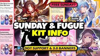 NEW UPDATE! Fugue (Tingyun) and Sunday Kit Info | DOT Support and 3.0 Banners - Honkai: Star Rail