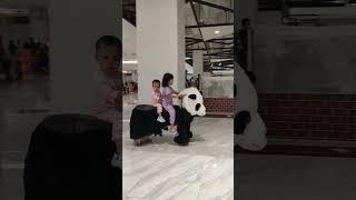 Naik Odong-odong Panda  Gava Udah Bisa Nyetir Sendiri, Ngebonceng Gadis ‼️ #shorts