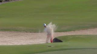 Billy Horschel gets up-and-down from the bunker at Franklin Templeton