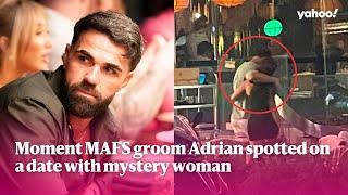 Moment MAFS groom Adrian spotted on a date with mystery woman | Yahoo Australia