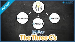 Med School Interview [ETHICS] - The 3 C’s - Confidentiality, Capacity, Consent