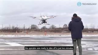 Test pilot Youri Kabanov about UAV gasoline drones. Subtitles.