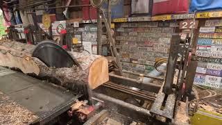Sawing Purlins for the new roof # 704