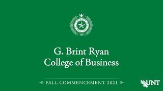 Business | UNT Commencement Fall 2021