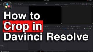 How to crop in davinci resolve